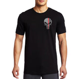 Thin Red Line Men's Punisher T Shirt - BackYourHero