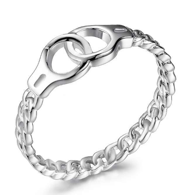 Handcuff Ring for Police Officer Appreciation – Back Your Hero
