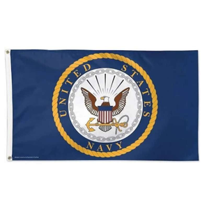 U.S Navy Flag With Grommets 3 X 5 Feet - BackYourHero