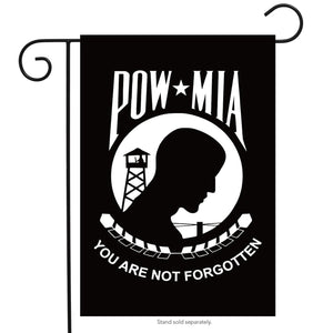 POW MIA Garden Flag - You Are Not Forgotten! - BackYourHero