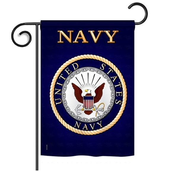 US Navy Garden Flag 12.5 X 18 Inches - BackYourHero