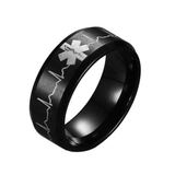 EMS EMT Ring Medical Symbol for Paramedic Support, Awareness & Support ...