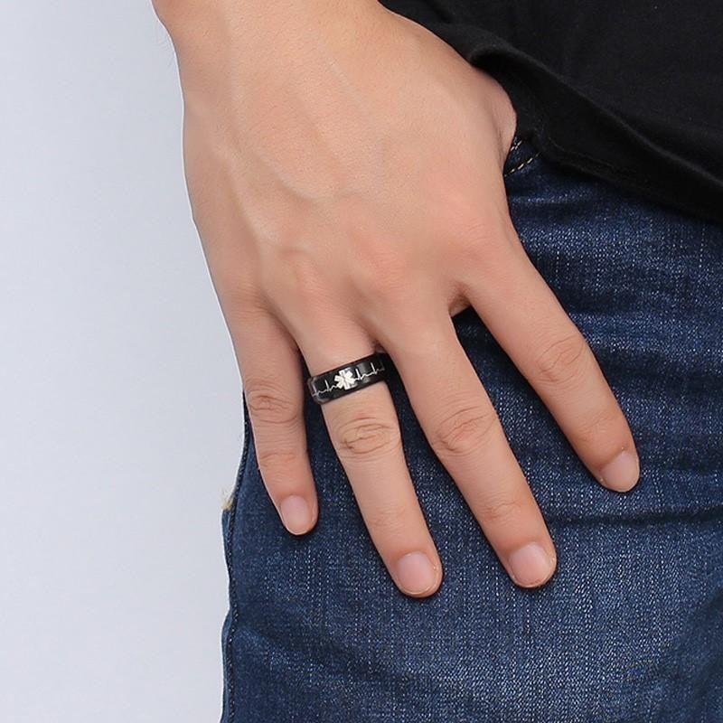 EMS EMT Ring Medical Symbol for Paramedic Support, Awareness & Support ...