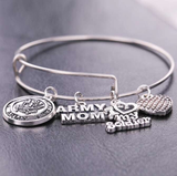 Beautiful Army Mom Charm Bracelet - BackYourHero