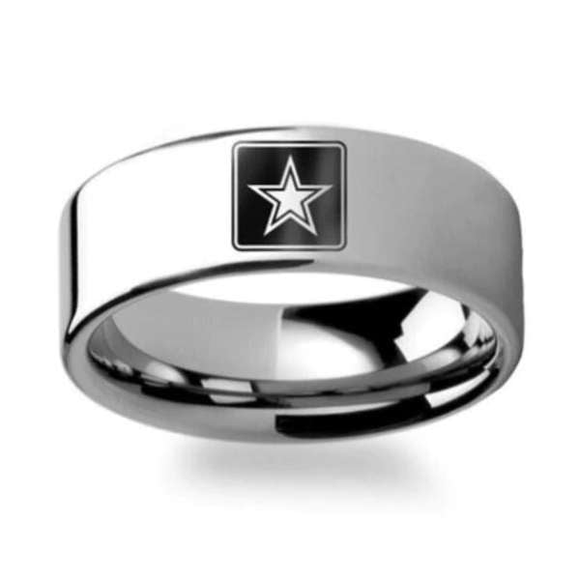 Elegant U.S Army Ring - Pure Titanium! - BackYourHero