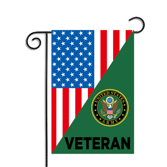 U.S Army Veteran Garden Flag 12.5 X 18 Inches - BackYourHero
