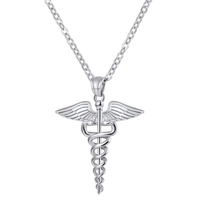 Stunning EMS/EMT Necklace - Silver or Bronze! - BackYourHero
