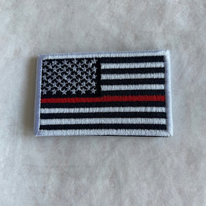 Thin Red Line Velcro American Flag Patch
